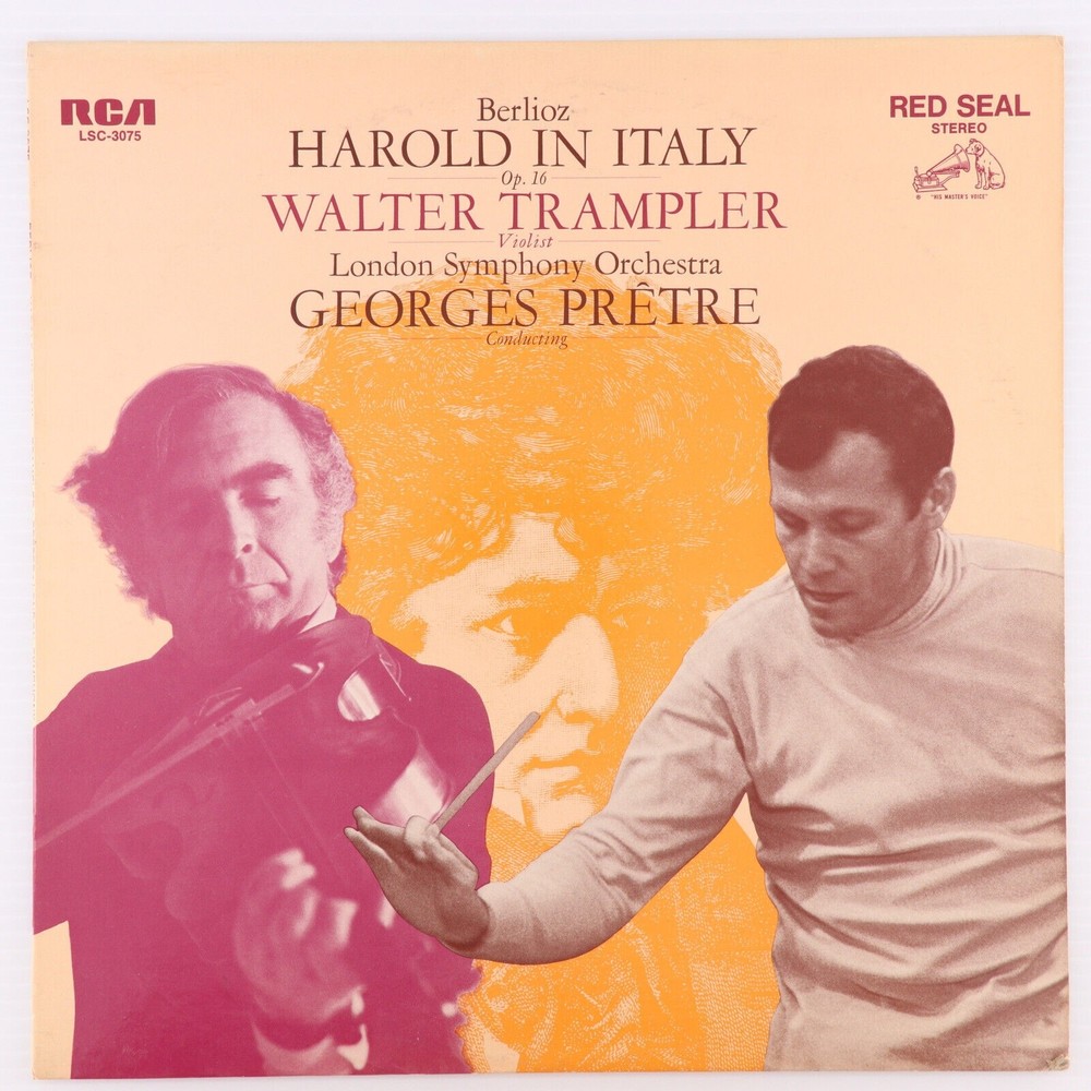Berlioz: Harold in Italy, Op. 16, Walter Trampler London Symphony Or LP Record